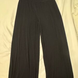 Elegant Black Women's Wide-Leg Pants